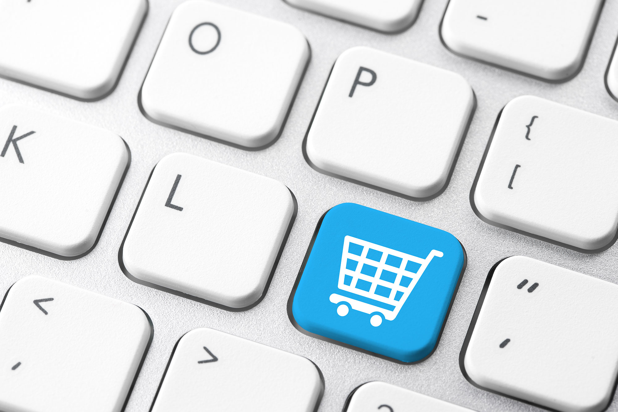online shopping cart icon e commerce concept